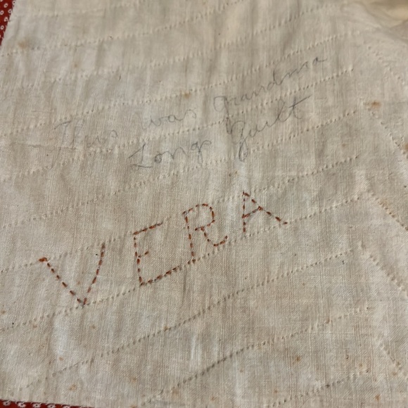 Vintage circa 1890’s signed Quilt “Nine Patch Variation” - Picture 9 of 16